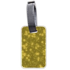 Snow Stars Golden Luggage Tags (two Sides) by ImpressiveMoments