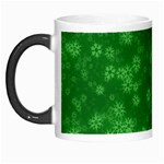 Snow Stars Green Morph Mugs Left