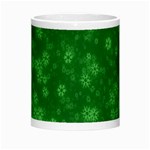 Snow Stars Green Morph Mugs Center