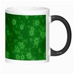 Snow Stars Green Morph Mugs Right