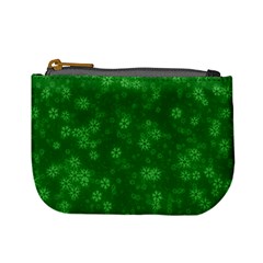 Snow Stars Green Mini Coin Purses by ImpressiveMoments