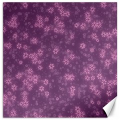 Snow Stars Lilac Canvas 12  X 12  