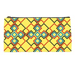 Shapes On A Yellow Background Pencil Case by LalyLauraFLM