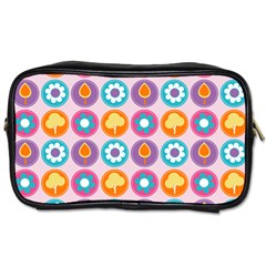 Chic Floral Pattern Toiletries Bags by GardenOfOphir