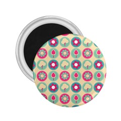 Chic Floral Pattern 2 25  Magnets by GardenOfOphir