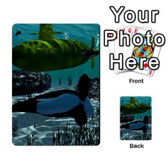 Submarine With Orca Multi-purpose Cards (rectangle)  by FantasyWorld7