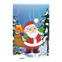 Funny Santa Claus In The Forrest Shower Curtain 48  X 72  (small)  by FantasyWorld7