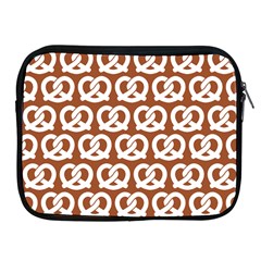 Brown Pretzel Illustrations Pattern Apple Ipad 2/3/4 Zipper Cases by GardenOfOphir