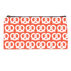 Coral Pretzel Illustrations Pattern Pencil Cases