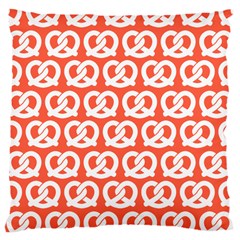 Coral Pretzel Illustrations Pattern Large Cushion Cases (one Side)  by GardenOfOphir