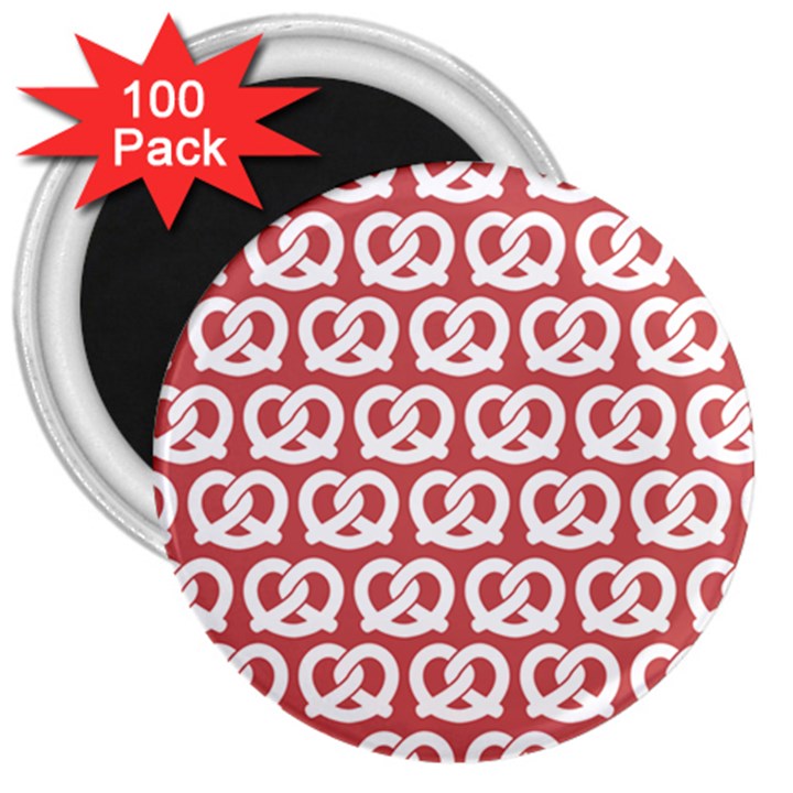 Trendy Pretzel Illustrations Pattern 3  Magnets (100 pack)