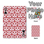 Trendy Pretzel Illustrations Pattern Playing Cards 54 Designs  Front - SpadeQ