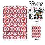 Trendy Pretzel Illustrations Pattern Playing Cards 54 Designs  Front - Joker2