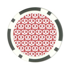 Trendy Pretzel Illustrations Pattern Poker Chip Card Guards (10 Pack)  by GardenOfOphir