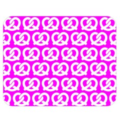 Pink Pretzel Illustrations Pattern Double Sided Flano Blanket (medium)  by GardenOfOphir