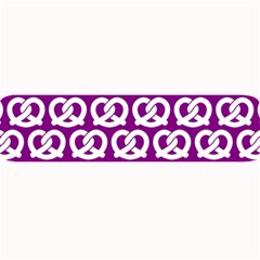 Purple Pretzel Illustrations Pattern Large Bar Mats by GardenOfOphir
