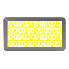 Yellow Pretzel Illustrations Pattern Memory Card Reader (mini) by GardenOfOphir