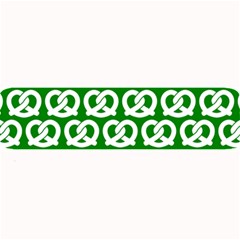 Green Pretzel Illustrations Pattern Large Bar Mats by GardenOfOphir