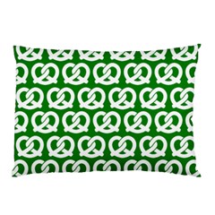 Green Pretzel Illustrations Pattern Pillow Cases (two Sides)