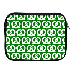 Green Pretzel Illustrations Pattern Apple Ipad 2/3/4 Zipper Cases by GardenOfOphir