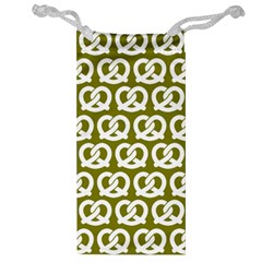 Olive Pretzel Illustrations Pattern Jewelry Bags by GardenOfOphir