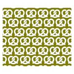 Olive Pretzel Illustrations Pattern Double Sided Flano Blanket (small)  by GardenOfOphir