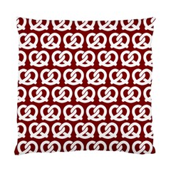 Red Pretzel Illustrations Pattern Standard Cushion Case (one Side)  by GardenOfOphir