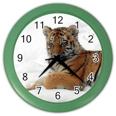 Tiger 2015 0101 Color Wall Clocks by JAMFoto