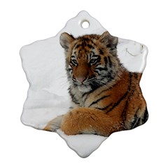 Tiger 2015 0101 Snowflake Ornament (2-side)