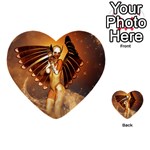 Beautiful Angel In The Sky Multi-purpose Cards (Heart)  Front 21