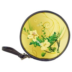 Wonderful Soft Yellow Flowers With Leaves Classic 20-cd Wallets by FantasyWorld7