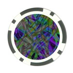 Colorful Abstract Stained Glass G301 Poker Chip Card Guards Back