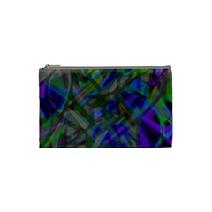 Colorful Abstract Stained Glass G301 Cosmetic Bag (small)  by MedusArt