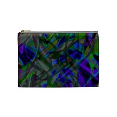 Colorful Abstract Stained Glass G301 Cosmetic Bag (medium)  by MedusArt