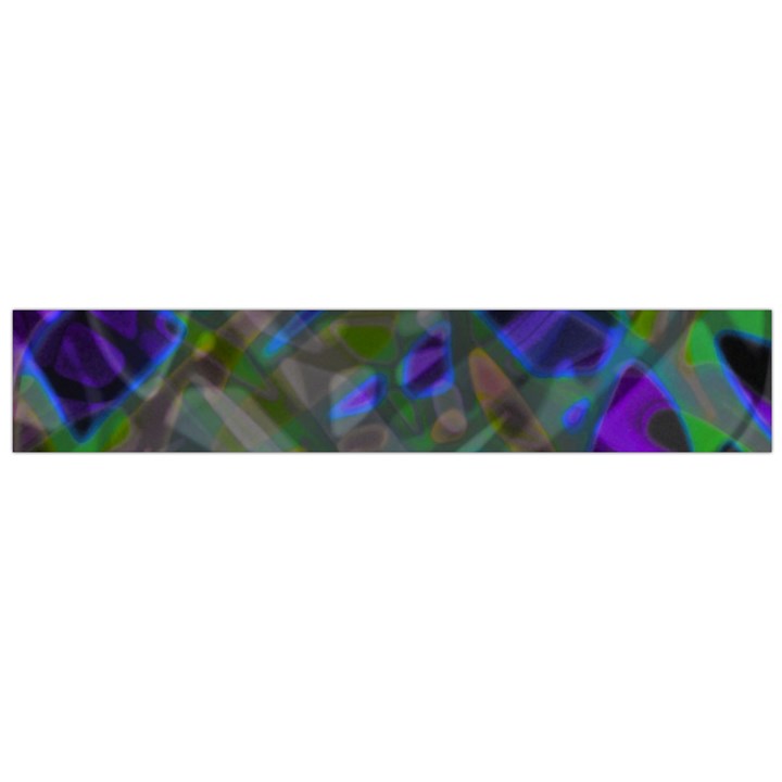 Colorful Abstract Stained Glass G301 Flano Scarf (Large) 