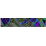 Colorful Abstract Stained Glass G301 Flano Scarf (Large)  Back