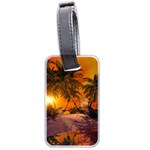 Wonderful Sunset In  A Fantasy World Luggage Tags (Two Sides) Front