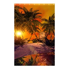 Wonderful Sunset In  A Fantasy World Shower Curtain 48  X 72  (small)  by FantasyWorld7