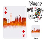 Barcelona 02 Playing Cards 54 Designs  Front - Diamond5