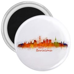 Barcelona City Art 3  Magnets