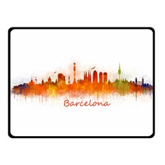 Barcelona City Art Fleece Blanket (Small)