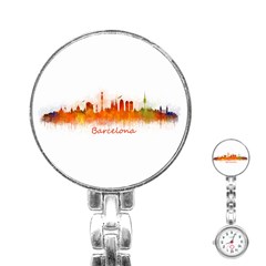 Barcelona City Art Stainless Steel Nurses Watches