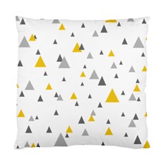 Pastel Random Triangles Modern Pattern Standard Cushion Case (one Side)  by Dushan