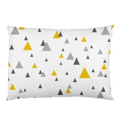 Pastel Random Triangles Modern Pattern Pillow Cases (two Sides)