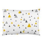 Pastel Random Triangles Modern Pattern Pillow Cases (Two Sides) Front
