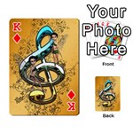 Music, Clef With Fairy And Floral Elements Playing Cards 54 Designs  Front - DiamondK