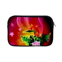 Awesome F?owers With Glowing Lines Apple Ipad Mini Zipper Cases by FantasyWorld7