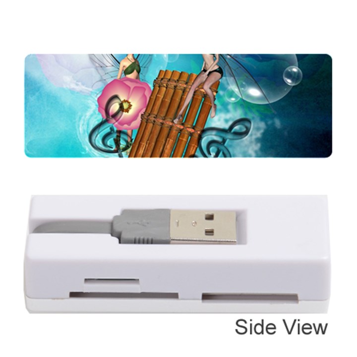 Music, Pan Flute With Fairy Memory Card Reader (Stick) 