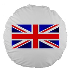 Brit1 Large 18  Premium Flano Round Cushions