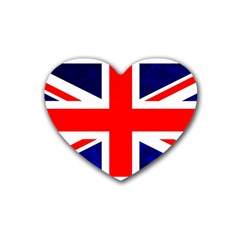 Brit4 Rubber Coaster (heart)  by ItsBritish